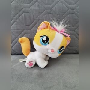 VTG 2005 Littlest Pet Shop (LPS) Calico Cat Plush Hasbro Bobblehead